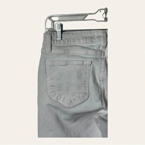 PAIGE VERDUGO CROP WHITE DENIM JEANS RAW HEM SIZE 29 - Picture 12 of 15